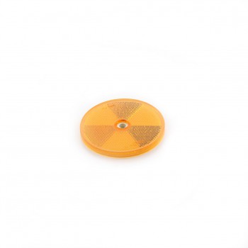 Hella Oranje ronde Reflector (katoog)