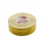 Yellow reflectiontape with logo, order easy and simple in our webshop!